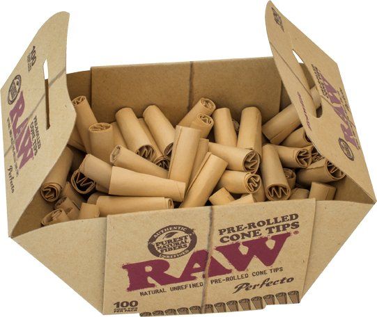 RAW Pre-Rolled Cone Tips 100 Stk.